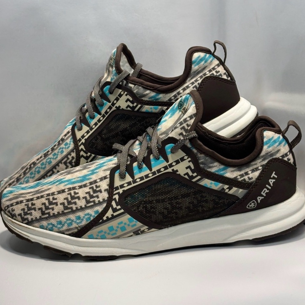 Ariat Brown and Teal Casual Sneaker